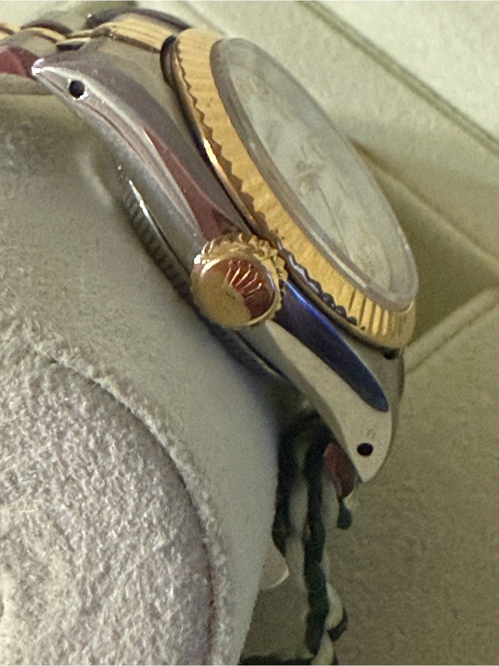 AUTHENTIC 24mm Rolex Oyster Perpetual  MotherPearl Dial Diamonds Jubilee watch - Picture 5 of 16